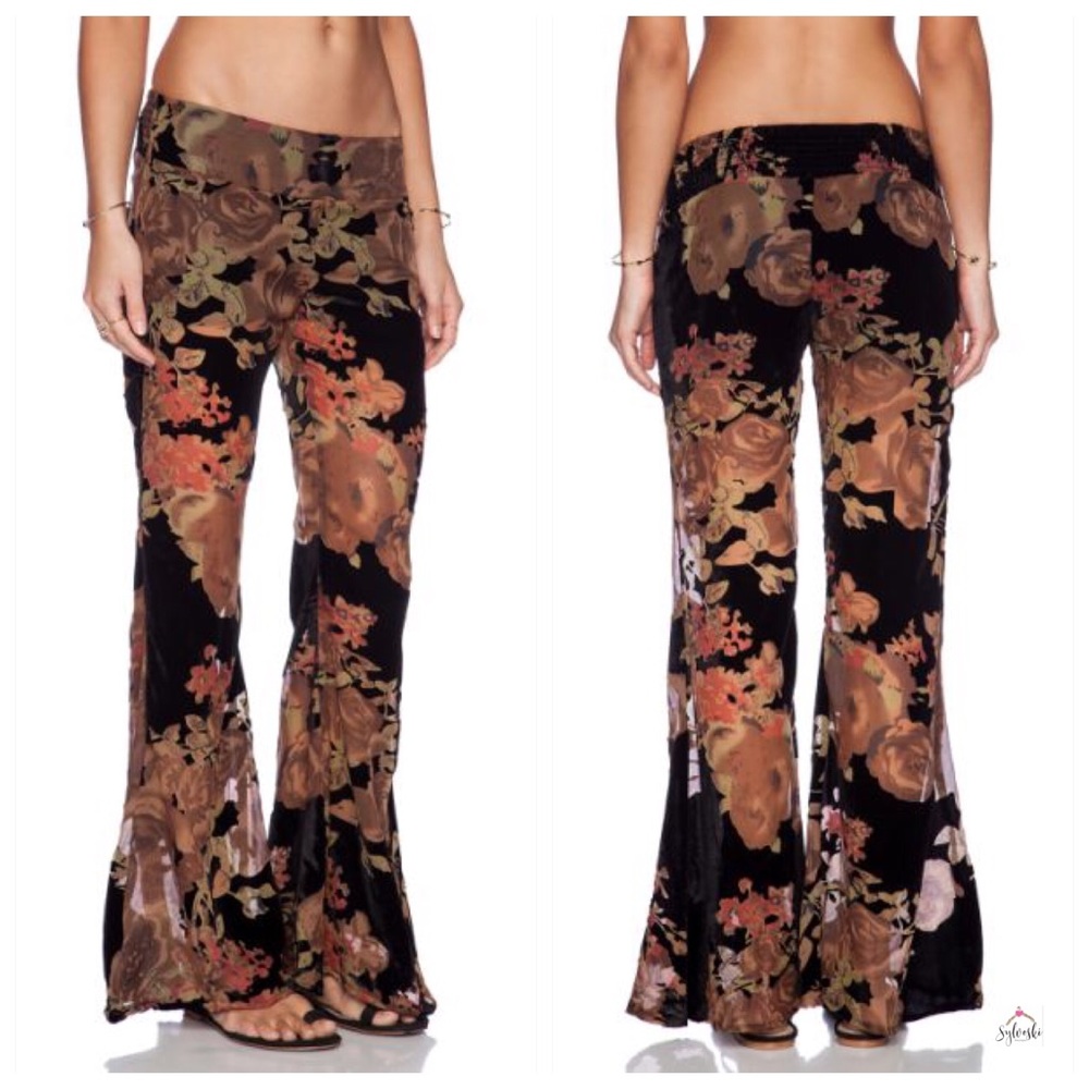 🆕 Flynn Skye Patty Flare Pant in Burnt Rose - Picture 4 of 7